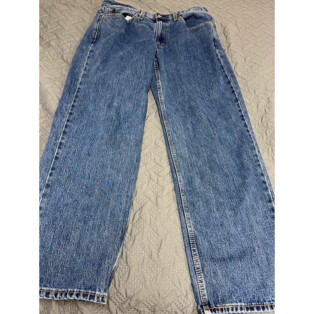 Levi's 550 Men's Jeans 34x32 Blue Relaxed Fit Straight Leg Medium Wash Denim